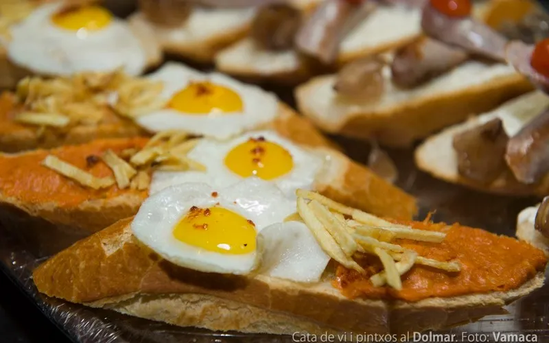 Carta de tapas del Dolmar 