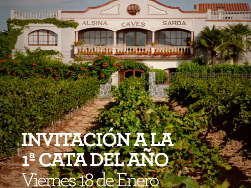 Invitación a la 1ª Cata de vinos de 2013. 18/01/2013. 